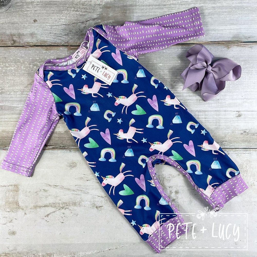 Unicorn Infant Romper